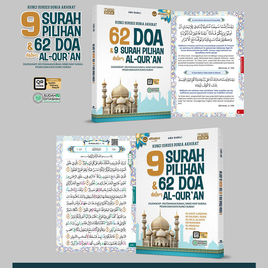 Kunci Sukses Dunia Akhirat: 9 Surah Pilihan dan 92 Doa dalam Al-Qur'an